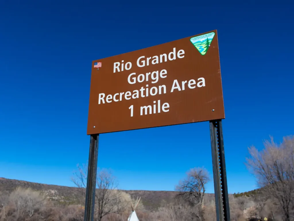Rio Grande Gorge Sign - New Mexico